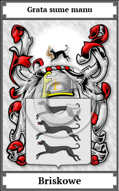 Briskowe Family Crest Download (JPG) Book Plated - 600 DPI