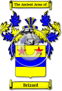 Brizard Family Crest Download (jpg) Legacy Series - 150 DPI