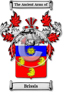 Brissis Family Crest Download (jpg) Legacy Series - 150 DPI