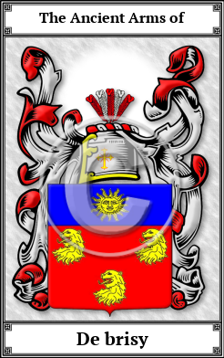 De brisy Family Crest Download (JPG)  Book Plated - 150 DPI