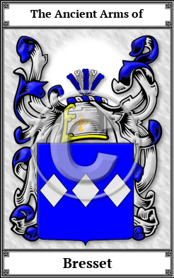 Bresset Family Crest Download (JPG)  Book Plated - 150 DPI