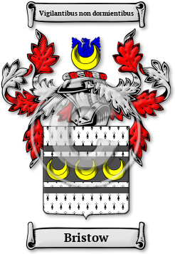 Bristow Family Crest Download (jpg) Legacy Series - 150 DPI