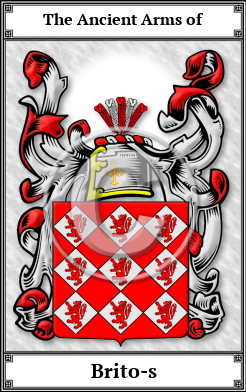 Brito-s Family Crest Download (JPG)  Book Plated - 150 DPI