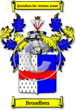 Broadben Family Crest Download (JPG) Legacy Series - 600 DPI