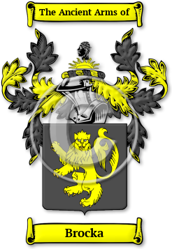 Brocka Family Crest Download (JPG) Legacy Series - 600 DPI