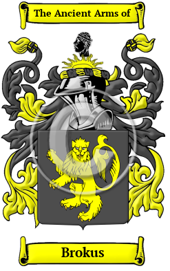 Brokus Family Crest/Coat of Arms