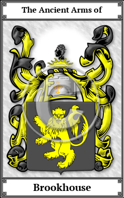 Brookhouse Family Crest Download (JPG)  Book Plated - 150 DPI