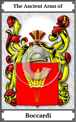 Boccardi Family Crest Download (JPG) Book Plated - 600 DPI