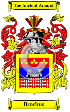 Brochus Family Crest/Coat of Arms