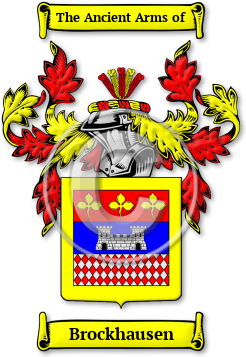 Brockhausen Family Crest Download (jpg) Legacy Series - 150 DPI