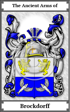 Brockdorff Family Crest Download (JPG) Book Plated - 600 DPI