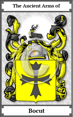 Bocut Family Crest Download (JPG)  Book Plated - 150 DPI