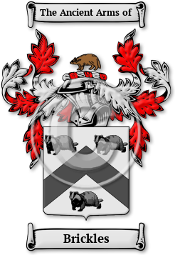 Brickles Family Crest Download (JPG) Legacy Series - 600 DPI