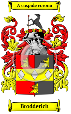 Brodderich Family Crest/Coat of Arms