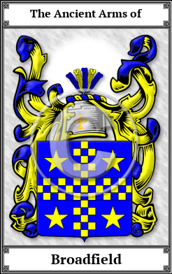 Broadfield Family Crest Download (JPG)  Book Plated - 150 DPI