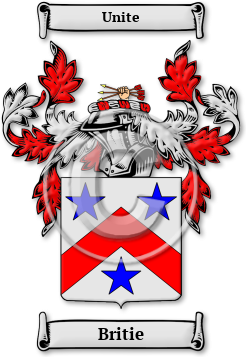 Britie Family Crest Download (jpg) Legacy Series - 150 DPI