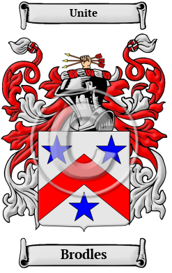 Brodles Family Crest Download (JPG) Heritage Series - 600 DPI