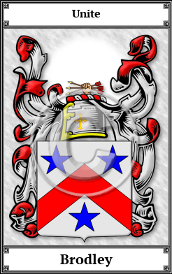 Brodley Family Crest Download (JPG)  Book Plated - 150 DPI