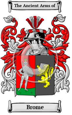 Brome Family Crest Download (JPG) Heritage Series - 600 DPI