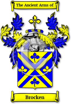 Brocken Family Crest Download (jpg) Legacy Series - 150 DPI