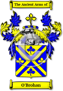 O'Brohan Family Crest Download (jpg) Legacy Series - 150 DPI