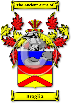 Broglia Family Crest Download (jpg) Legacy Series - 150 DPI