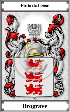 Brograve Family Crest Download (JPG)  Book Plated - 150 DPI
