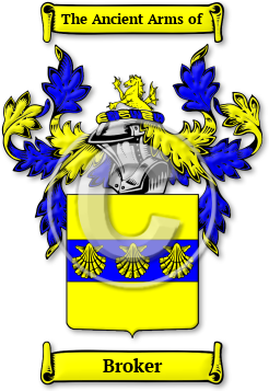 Broker Family Crest Download (jpg) Legacy Series - 150 DPI