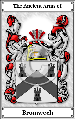 Bromwech Family Crest Download (JPG)  Book Plated - 150 DPI
