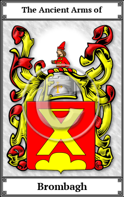 Brombagh Family Crest Download (JPG)  Book Plated - 150 DPI