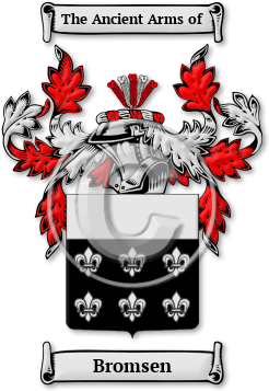Bromsen Family Crest Download (jpg) Legacy Series - 150 DPI