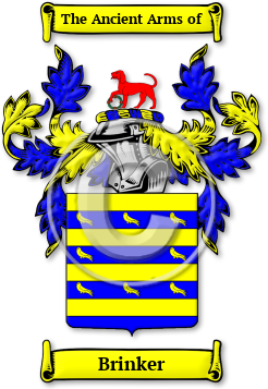 Brinker Family Crest Download (jpg) Legacy Series - 150 DPI