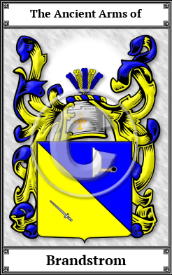 Brandstrom Family Crest Download (JPG)  Book Plated - 150 DPI