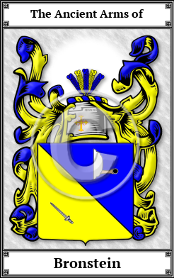 Bronstein Family Crest Download (JPG)  Book Plated - 150 DPI
