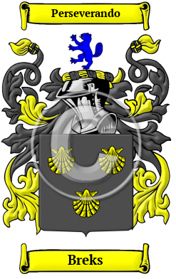 Breks Family Crest/Coat of Arms