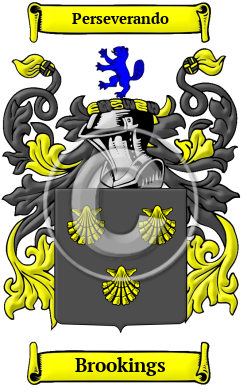 Brookings Family Crest Download (JPG) Heritage Series - 600 DPI