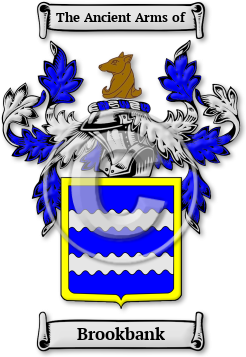 Brookbank Family Crest Download (JPG) Legacy Series - 600 DPI