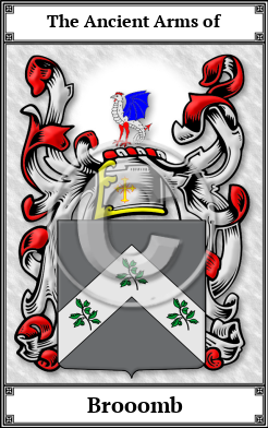 Brooomb Family Crest Download (JPG)  Book Plated - 150 DPI