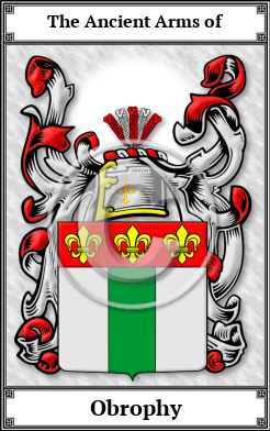 Obrophy Family Crest Download (JPG)  Book Plated - 150 DPI