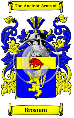 Brosnan Family Crest Download (JPG) Heritage Series - 600 DPI