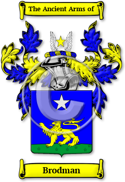 Brodman Family Crest Download (jpg) Legacy Series - 150 DPI