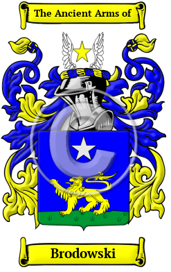 Brodowski Family Crest Download (JPG) Heritage Series - 600 DPI