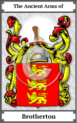 Brotherton Family Crest Download (JPG)  Book Plated - 150 DPI