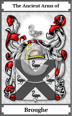 Broughe Family Crest Download (JPG)  Book Plated - 150 DPI