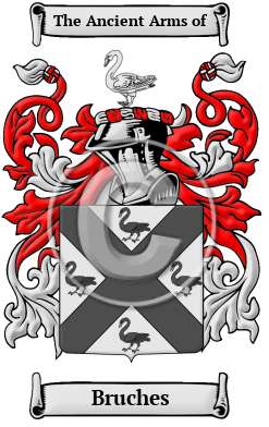 Bruches Family Crest Download (JPG) Heritage Series - 600 DPI