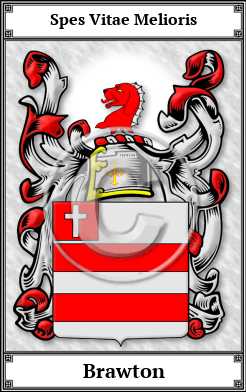 Brawton Family Crest Download (JPG)  Book Plated - 150 DPI