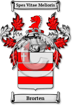Brorten Family Crest Download (JPG) Legacy Series - 600 DPI