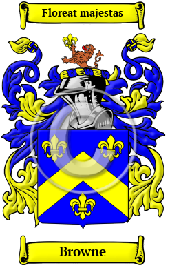 Browne Family Crest Download (JPG) Heritage Series - 600 DPI