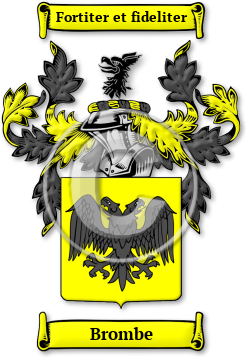 Brombe Family Crest Download (jpg) Legacy Series - 150 DPI