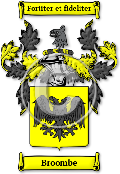 Broombe Family Crest Download (JPG) Legacy Series - 600 DPI